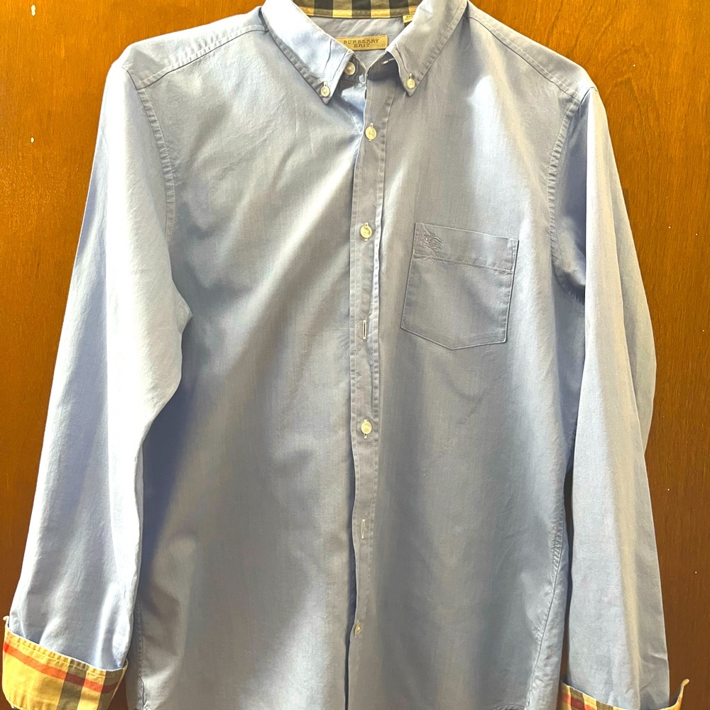 Burberry Men’s Dress Shirt Large
